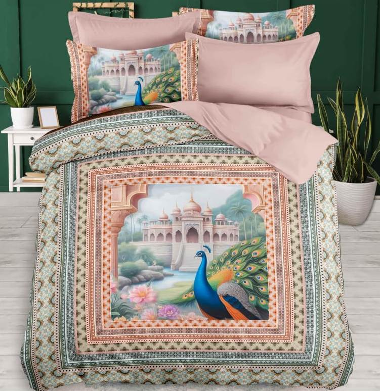 Luxury Imported King Size Bedding Set  (108x108 inches / 275x275 cm)