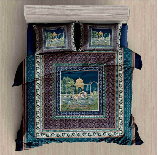 Luxury Imported King Size Bedding Set  (108x108 inches / 275x275 cm)