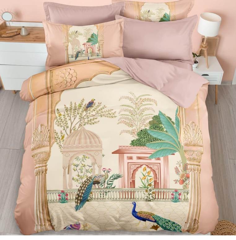 Luxury Imported King Size Bedding Set  (108x108 inches / 275x275 cm)