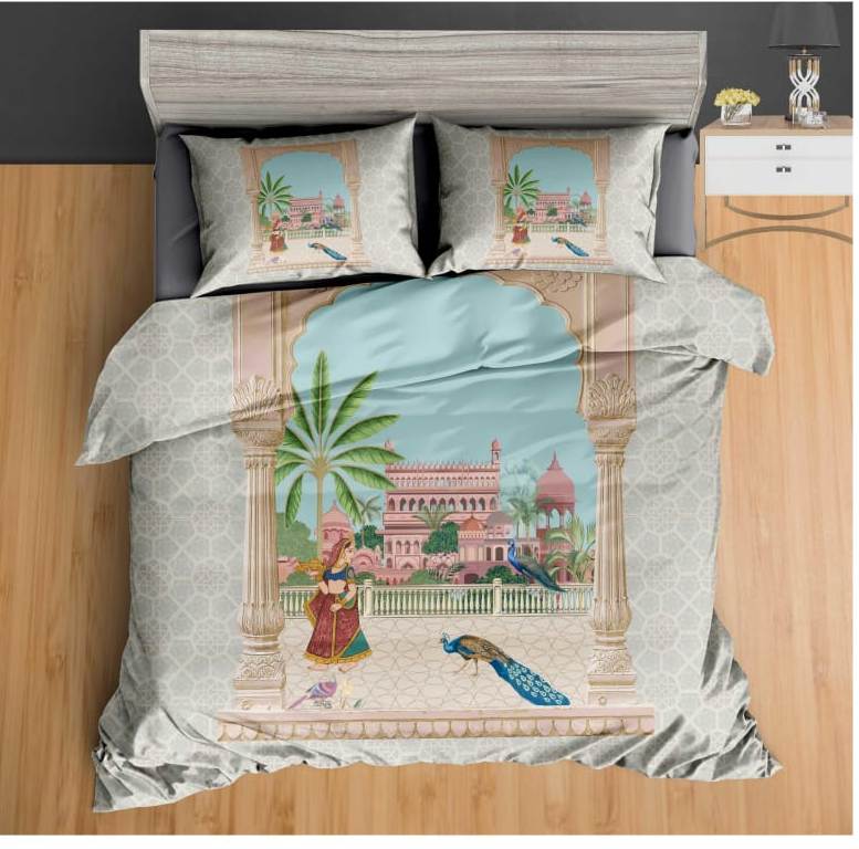 Luxury Imported King Size Bedding Set  (108x108 inches / 275x275 cm)