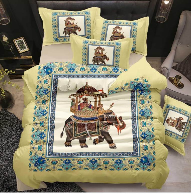 Luxury Imported King Size Bedding Set  (108x108 inches / 275x275 cm)