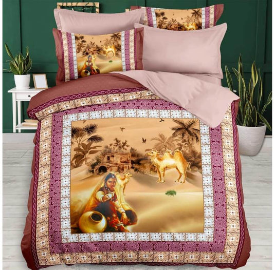 Luxury Imported King Size Bedding Set  (108x108 inches / 275x275 cm)