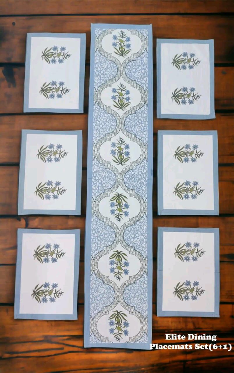 Table Mat & Runner Set 1+6