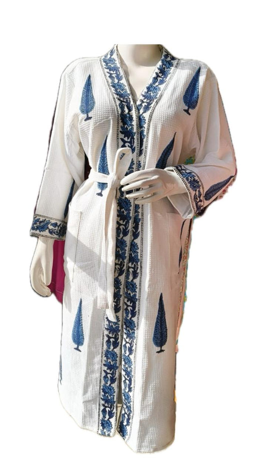 handcrafted Handblock Bathrobes — where tradition meets comfort