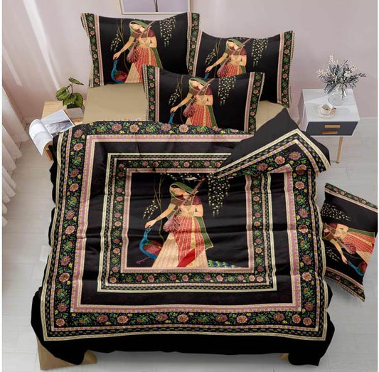 Luxury Imported King Size Bedding Set  (108x108 inches / 275x275 cm)