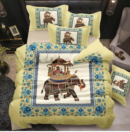 Luxury Imported King Size Bedding Set  (108x108 inches / 275x275 cm)