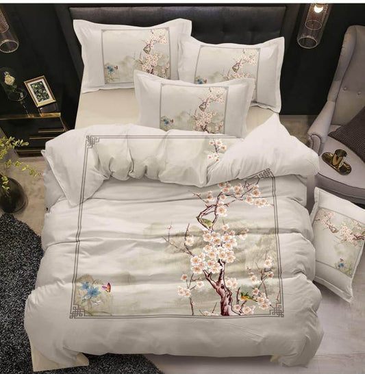 Luxury Imported King Size Bedding Set  (108x108 inches / 275x275 cm)