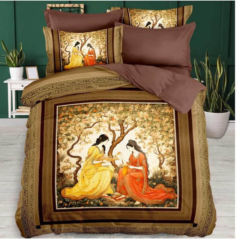 Luxury Imported King Size Bedding Set  (108x108 inches / 275x275 cm)