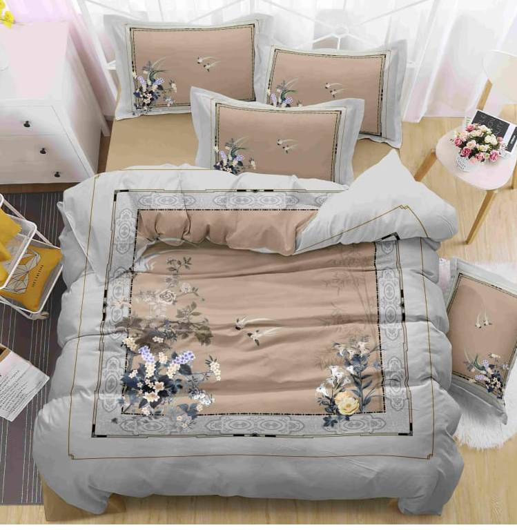 Luxury Imported King Size Bedding Set  (108x108 inches / 275x275 cm)