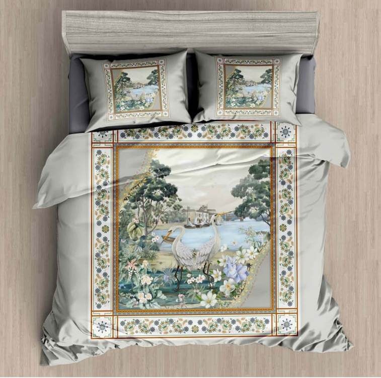 Luxury Imported King Size Bedding Set  (108x108 inches / 275x275 cm)